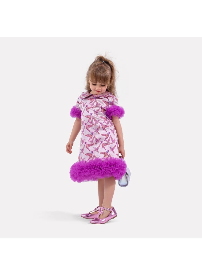 Obaha Lavender Bird Dress - Image 3